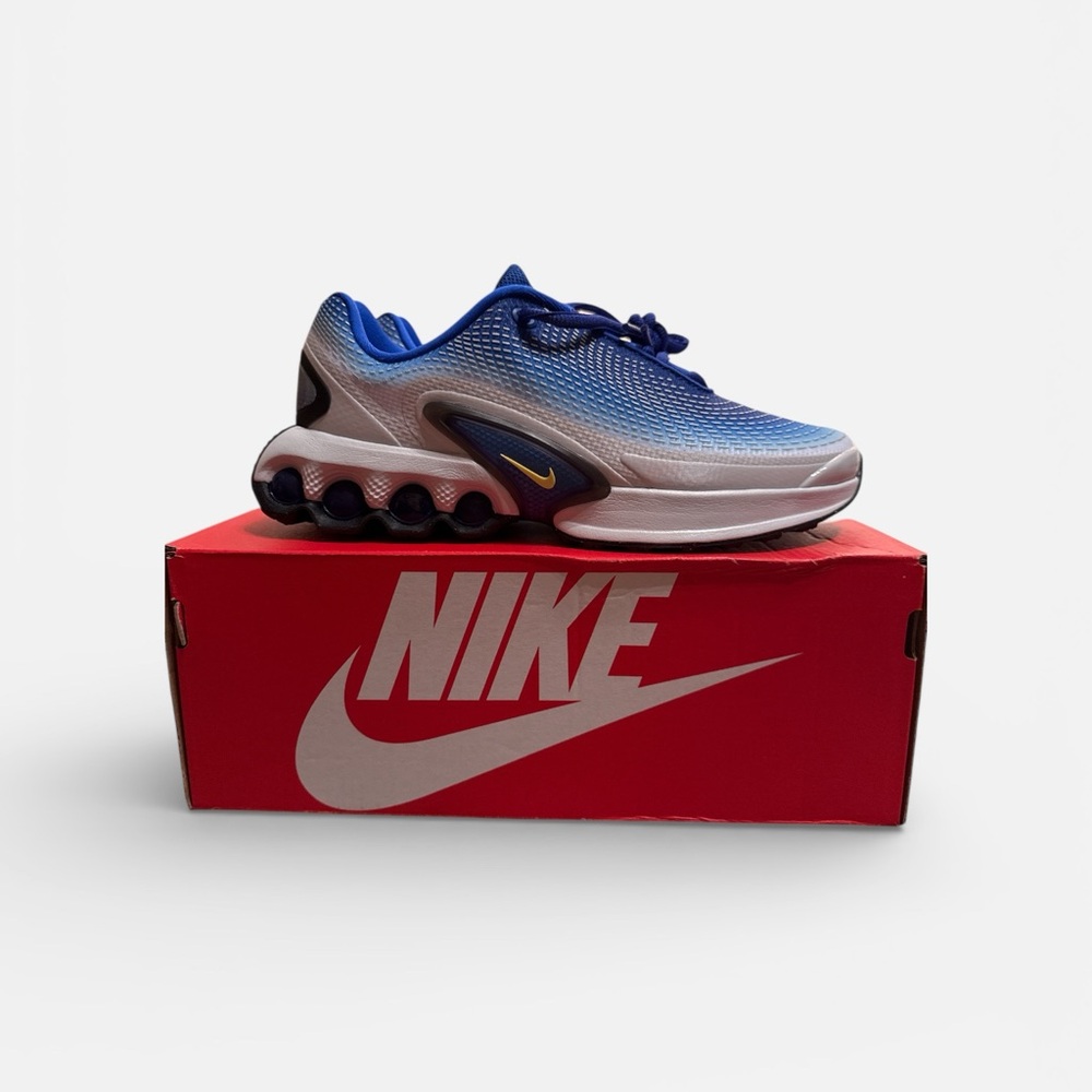 Nike Air Max DN Racer Blue/Vibrant Yellow 5Y Womens 6.5 NEW IN BOX $160 shoes - Picture 3 of 7